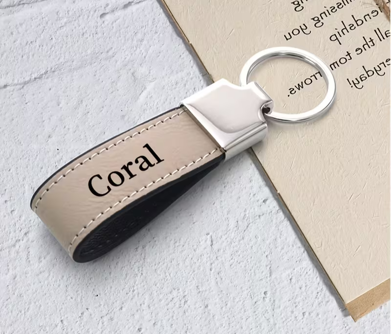 pu leren sleutelhangers